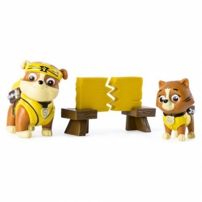 SET DE JOACA PUP FU RUBBLE SI KITTY PATRULA CATELUSILOR SPIN MASTER