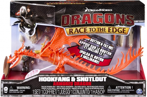 SET DRAGON CU ARMURA HOOKFANG SI SNOTLOUT SPIN MASTER