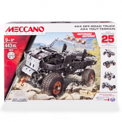 Masina jucarie Meccano 4 x 4 cu 25 de modele Spin Master
