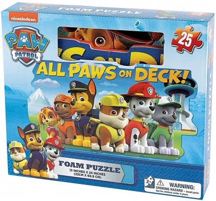 PATRULA CATELUSILOR PUZZLE URIAS DE SPUMA 121 9 X 91 4CM SPIN MASTER