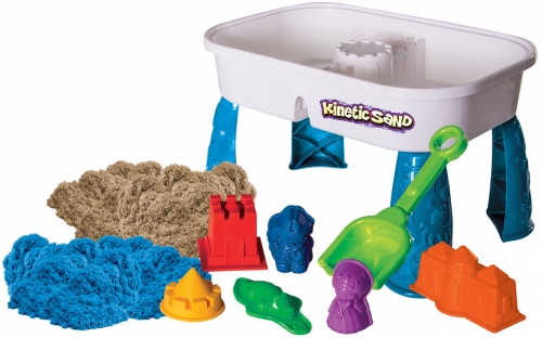 Set de joaca nisip kinetic, masa de activitati si nisip, Spin Master