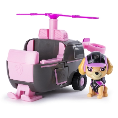 PATRULA CATELUSILOR SET ELICOPTER CU FIGURINA SKYE SPIN MASTER