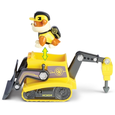 PATRULA CATELUSILOR SET EXCAVATORUL CU FIGURINA RUBBLE SPIN MASTER