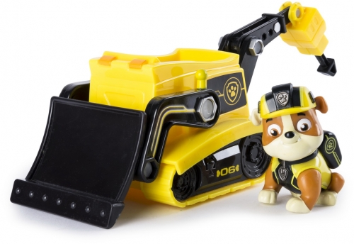 PATRULA CATELUSILOR SET EXCAVATORUL CU FIGURINA RUBBLE SPIN MASTER