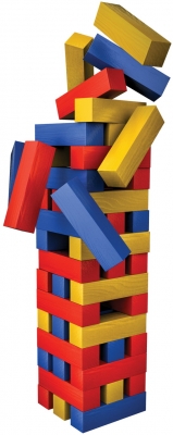 TURNUL BUCLUCAS CU PIESE COLORATE IN CUTIE DE METAL SPIN MASTER