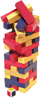 TURNUL BUCLUCAS CU PIESE COLORATE IN CUTIE DE METAL SPIN MASTER