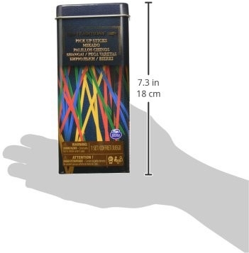 Joc de societate tip Marocco Mikado, in cutie de metal, Spin Master