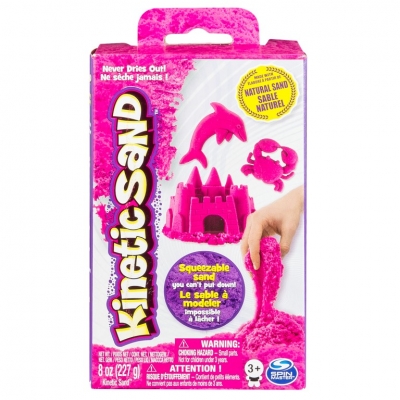 Nisip kinetic, rezerva 227 gr, roz Spin Master