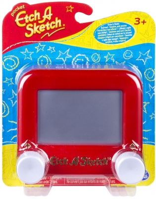 Jucarie pentru desenat si schite Etch A Sketch de buzunar