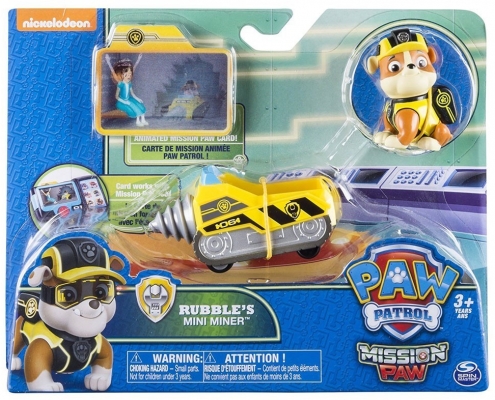 PATRULA CATELUSLOR MINIVEHICULUL LUI RUBBLE SPIN MASTER