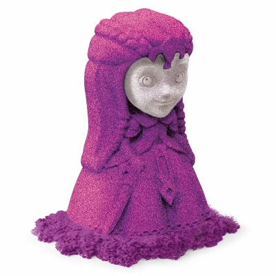 Set Nisip Kinetic Sand Castel cu nisip si forme Spin Master