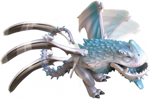 Figurina Dragon in actiune Snow Wraith Spin Master