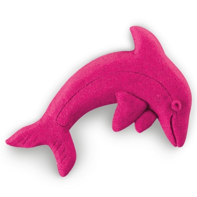 Nisip Kinetic Sand Deluxe, 680 gr, roz neon, Spin Master