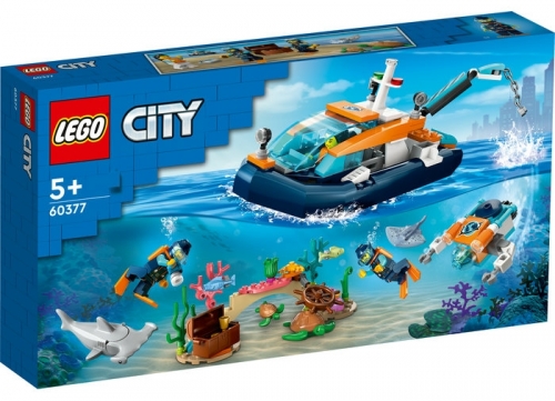 Barca pentru scufundari 60377 LEGO City