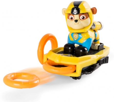 SET FIGURINE DELUXE PAW PATROL RUBBLE SPIN MASTER
