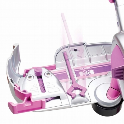 SET DE JOACA VEHICUL TRANSFORMABIL 2 IN 1 SKYE FLIP AND FLY PATRULA CATELUSILOR SPIN MASTER