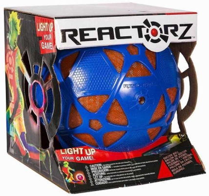 Minge fotbal Reactorz cu lumina reactiva, marimea 4, albastru Spin Master