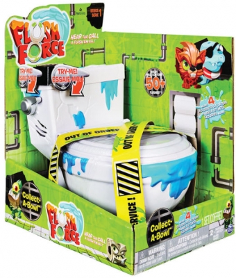 Toaleta depozitare pentru figurine Flush Force Spin Master