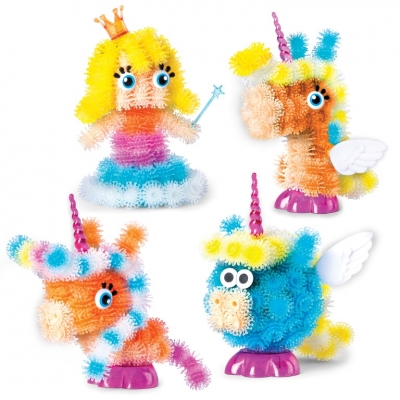 SET CREATIV SPIN MASTER BUNCHEMS UNICORNI STRALUCESC IN INTUNERIC