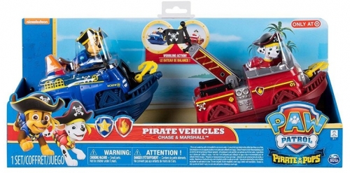 PATRULA CATELUSILOR SET 2 VEHICULE SI FIGURINE SPIN MASTER