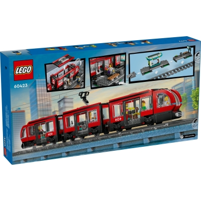 Statie si tramvai in centrul orasului 60423 LEGO City