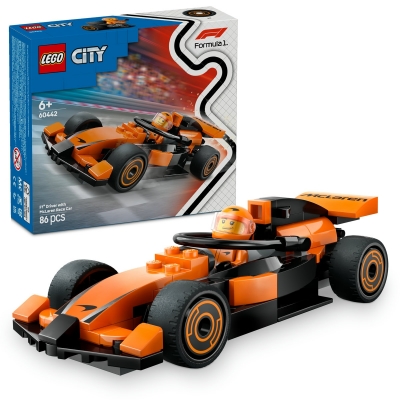 Pilot F1 cu masina de curse McLaren 60442 LEGO City