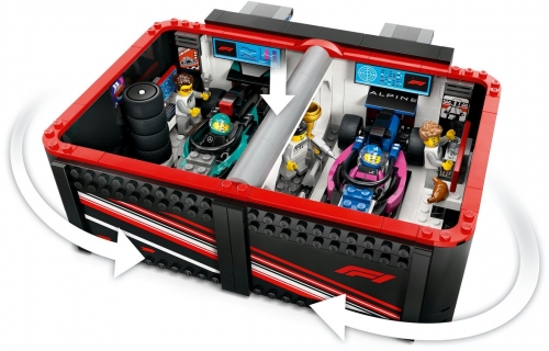 Garaj F1 si masini Mercedes-AMG si Alpine 60444 LEGO City