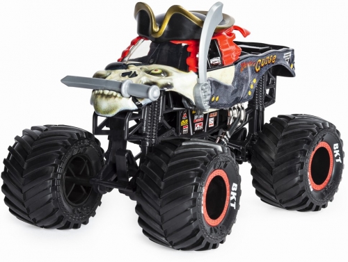 Masina de jucarie Machete Metalice, scara 1 la 24, Blestemul Piratilor Monster Jam Spin Master