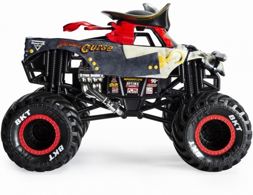 Masina de jucarie Machete Metalice, scara 1 la 24, Blestemul Piratilor Monster Jam Spin Master