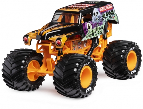 Masina de jucarie Macheta Metalica, scara 1 la 24, Grave Digger Monster Jam Spin Master