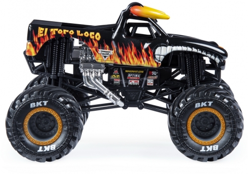Masina de jucarie Macheta Metalica, scara 1 la 24, El Toro Loco Monster Jam Spin Master