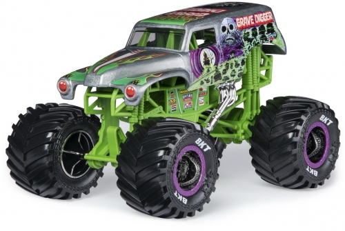 Masina de jucarie Macheta Metalica, scara 1 la 24, Groparul Monster Jam Spin Master