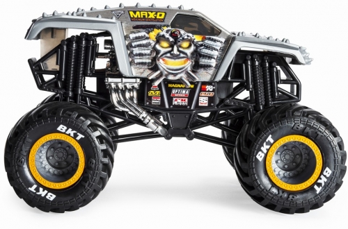 Masina de jucarie Machete Metalice, scara 1 la 24, Max D Monster Jam Spin Master