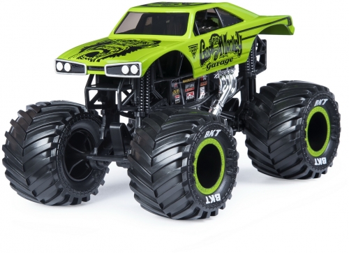 Masina de jucarie Macheta Metalica, scara 1 la 24, Gas Monkey Garage Monster Jam Spin Master