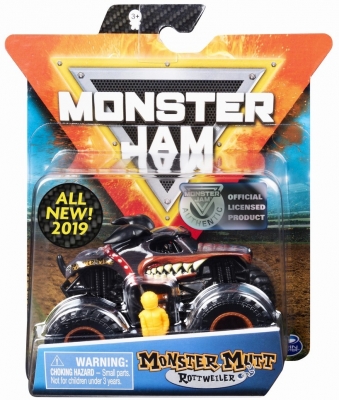 Masina de jucarie Metalica Rottweiler, scara 1 la 64, Monster Jam Spin Master