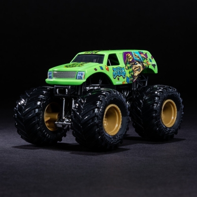 Masina de jucarie Metalica Jester, scara 1 la 64, Monster Jam Spin Master