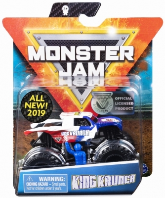 Masina de jucarie Metalica King Krunch, scara 1 la 64, Monster Jam Spin Master