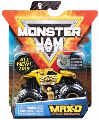 Masina de jucarie Metalica Max D, scara 1 la 64, Monster Jam Spin Master