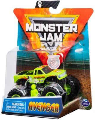 Masina de jucarie Metalica Avenger, scara 1 la 64, Monster Jam Spin Master