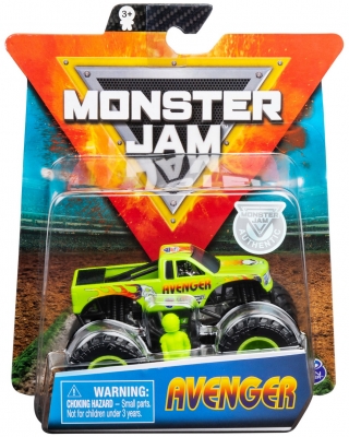 Masina de jucarie Metalica Avenger, scara 1 la 64, Monster Jam Spin Master