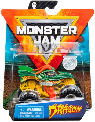 Masina de jucarie Metalica Dragon, scara 1 la 64, Monster Jam Spin Master