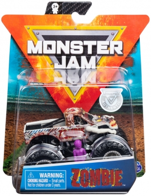 Masina de jucarie Metalica Zombie, scara 1 la 64, Monster Jam Spin Master