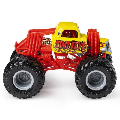 Masina de jucarie metalica, scara 1 la 64, Time Flys Monster Jam Spin Master