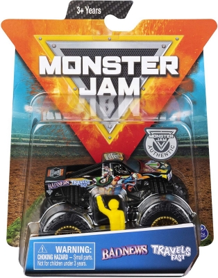 Masina de jucarie Metalice, scara 1 la 64, Badnews Monster Jam Spin Master