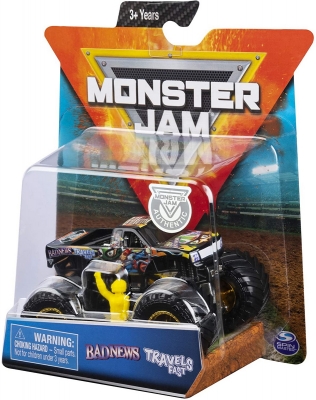 Masina de jucarie Metalice, scara 1 la 64, Badnews Monster Jam Spin Master