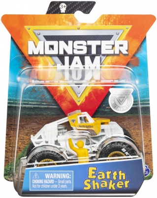 Masina de jucarie metalica, scara 1 la 64, Earth Shaker Monster Jam Spin Master