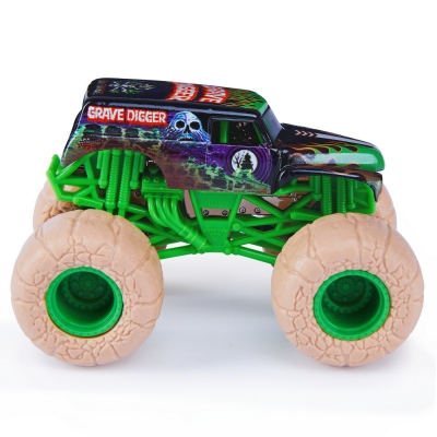 Masina de jucarie Metalica Grave Digger, scara 1 la 64, Monster Jam Spin Master