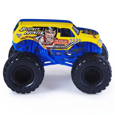 Masina de jucarie Metalica Bounty Hunter, scara 1 la 64, Monster Jam Spin Master