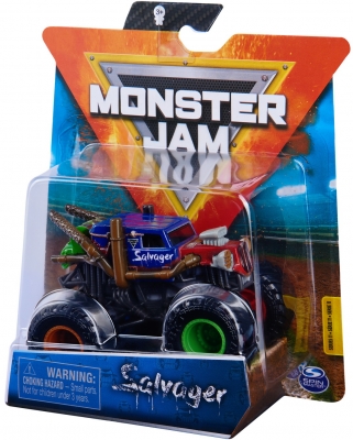 Masina de jucarie Metalica Salvager, scara 1 la 64, Monster Jam Spin Master