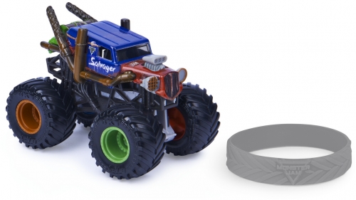 Masina de jucarie Metalica Salvager, scara 1 la 64, Monster Jam Spin Master